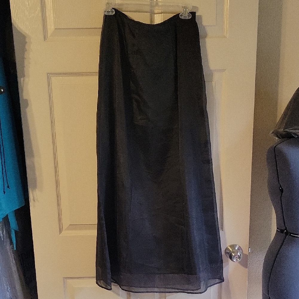 Apostrophe Black Maxi Skirt